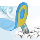 Palmilha de gel de silicone ortopédica para cuidados com os pés, palmilhas esportivas.